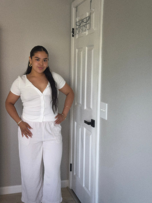 Ivory Knit Top